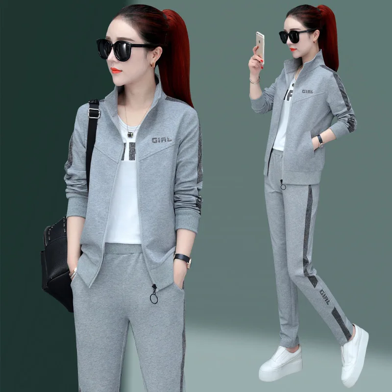 Осенний спортивный костюм из 3 предметов, хлопковый женский спортивный костюм, куртка, свитшот + пальто + брюки, одежда для бега, бега, фитнеса, тренировочный костюм, повседневный комплект
Осенний спортивный костюм из 3 предметов, хлопковый женский спортивный костюм, куртка, свитшот + пальто + брюки, одежда для бега, бега, фитнеса, тренировочный костюм, повседневный комплект