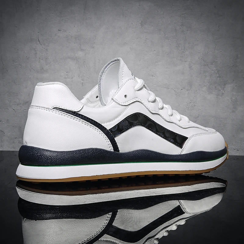 Fashion Golf Trainers 39-44 Men New Leather Non-Slip Low Ankle Golf White Shoe Spikes Outdoor Spring Wearable Golf Shoe Spikes
Fashion Golf Trainers 39-44 Men New Leather Non-Slip Low Ankle Golf White Shoe Spikes Outdoor Spring Wearable Golf Shoe Spikes