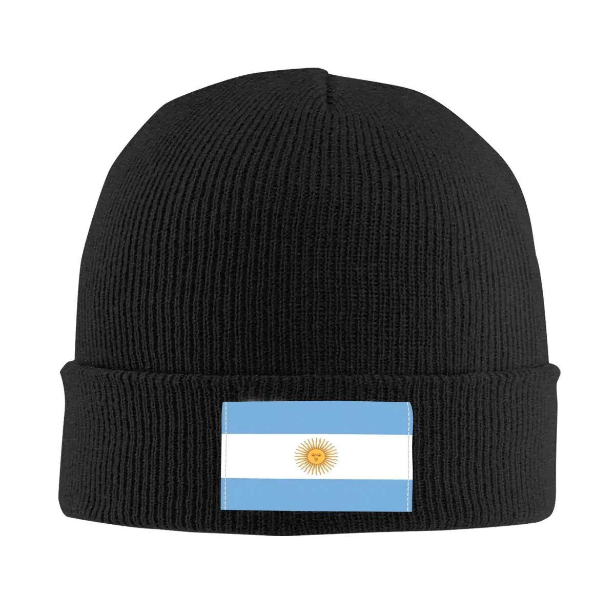 

Шляпа с флагом Аргентины, вязаные шапки, мужские и женские модные зимние теплые шапочки унисекс для взрослых, шапки-бини