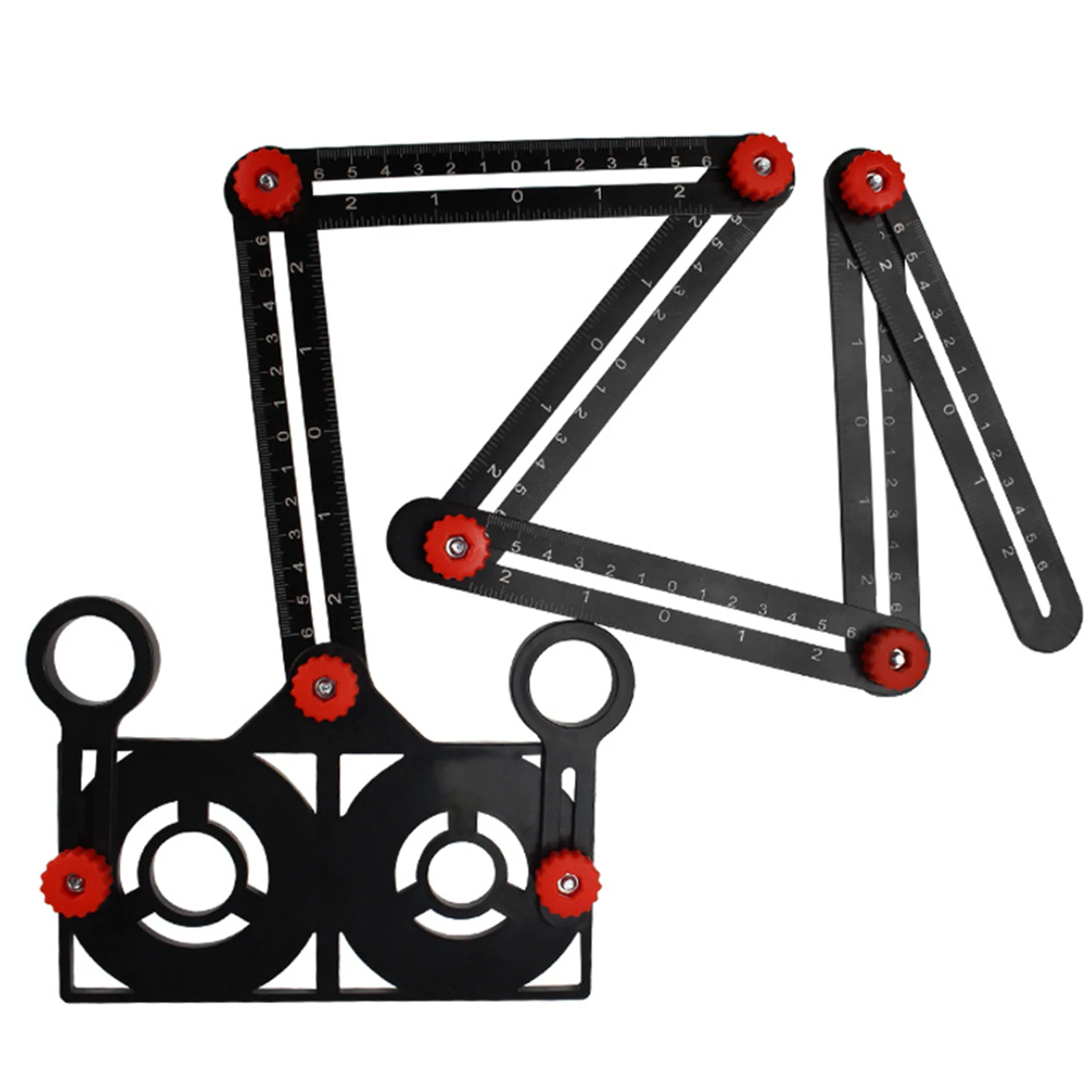 12/9/6 Fold Aluminium Alloy Angle Ruler Finder Measuring Ruler Perforated Mold Template Tool Izer Locator Drill Guide Tile Hole
12/9/6 Fold Aluminium Alloy Angle Ruler Finder Measuring Ruler Perforated Mold Template Tool Izer Locator Drill Guide Tile Hole