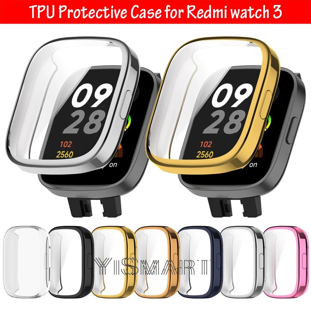 Мягкий чехол из ТПУ для Redmi Watch 3, защита экрана смарт-часов, бампер для Redmi Watch 3, Защитные Чехлы
Мягкий чехол из ТПУ для Redmi Watch 3, защита экрана смарт-часов, бампер для Redmi Watch 3, Защитные Чехлы