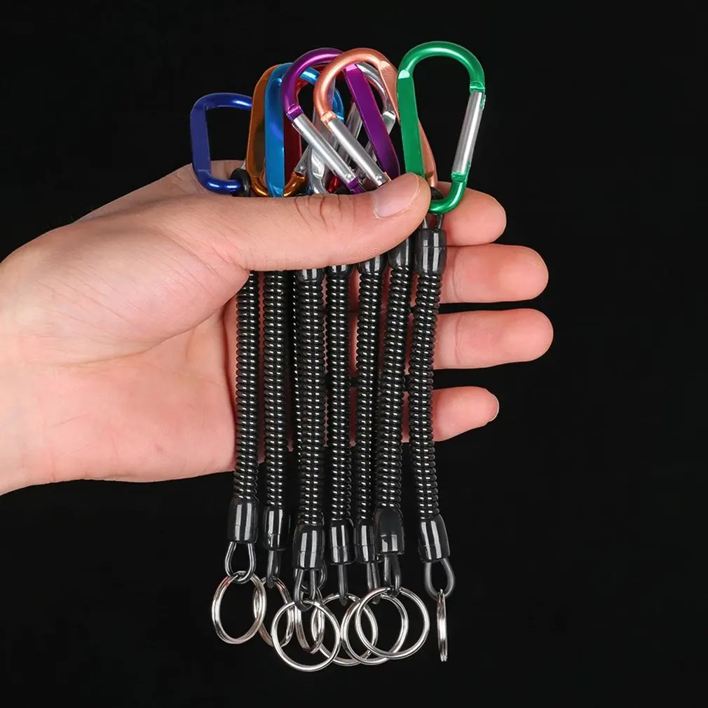 1PC Tactical Retractable Spring Elastic Rope Security Gear Tool Hiking Camping Anti-lost Phone Keychain Fishing Lanyards Outdoor
1PC Tactical Retractable Spring Elastic Rope Security Gear Tool Hiking Camping Anti-lost Phone Keychain Fishing Lanyards Outdoor