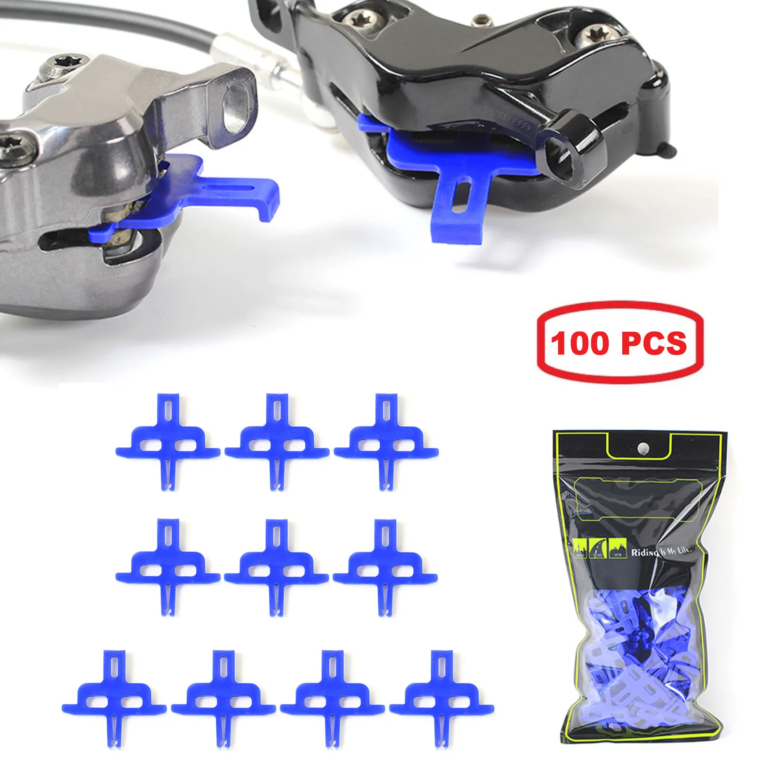 100pcs Bicycle Hydraulic Disc Brake Pads Spacer Universal MTB Bike Disc Brakes Pad Spacer Instert Cycling Accessories
100pcs Bicycle Hydraulic Disc Brake Pads Spacer Universal MTB Bike Disc Brakes Pad Spacer Instert Cycling Accessories