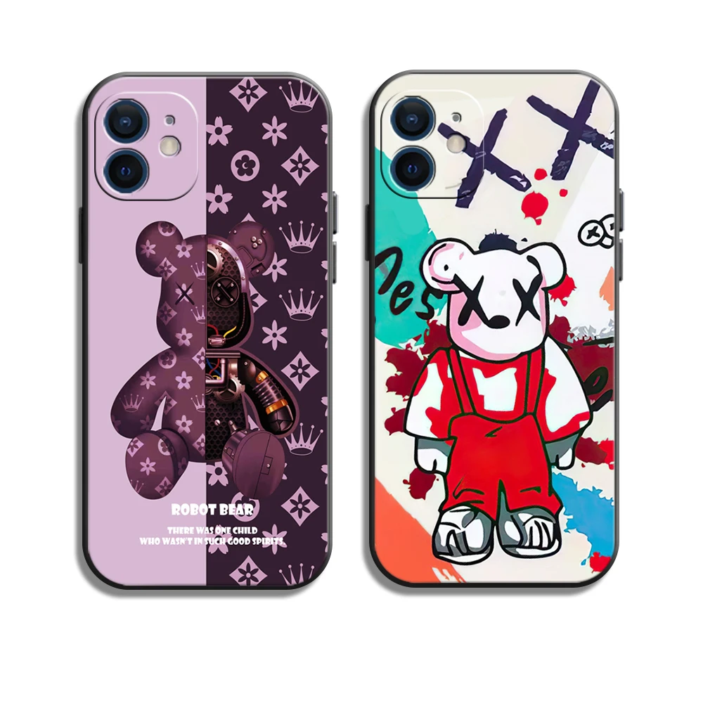 Mechanical Bear Luxury For Apple iPhone 13 12 11 Pro 13 12 Mini X XR XS Max 5 6 7 8 Plus Phone Case Liquid Silicone Cover fundas
Mechanical Bear Luxury For Apple iPhone 13 12 11 Pro 13 12 Mini X XR XS Max 5 6 7 8 Plus Phone Case Liquid Silicone Cover fundas