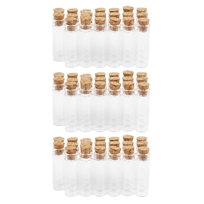 60Pcs 11X32mm Tiny Mini Empty Clear Cork Glass Bottles Vials 2Ml
60Pcs 11X32mm Tiny Mini Empty Clear Cork Glass Bottles Vials 2Ml