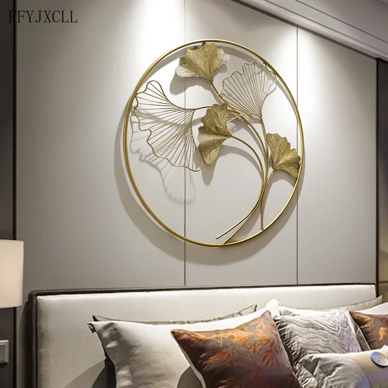 New Chinese living room background porch metal wall decoration iron pendant modern creative ginkgo leaf home decoration
New Chinese living room background porch metal wall decoration iron pendant modern creative ginkgo leaf home decoration