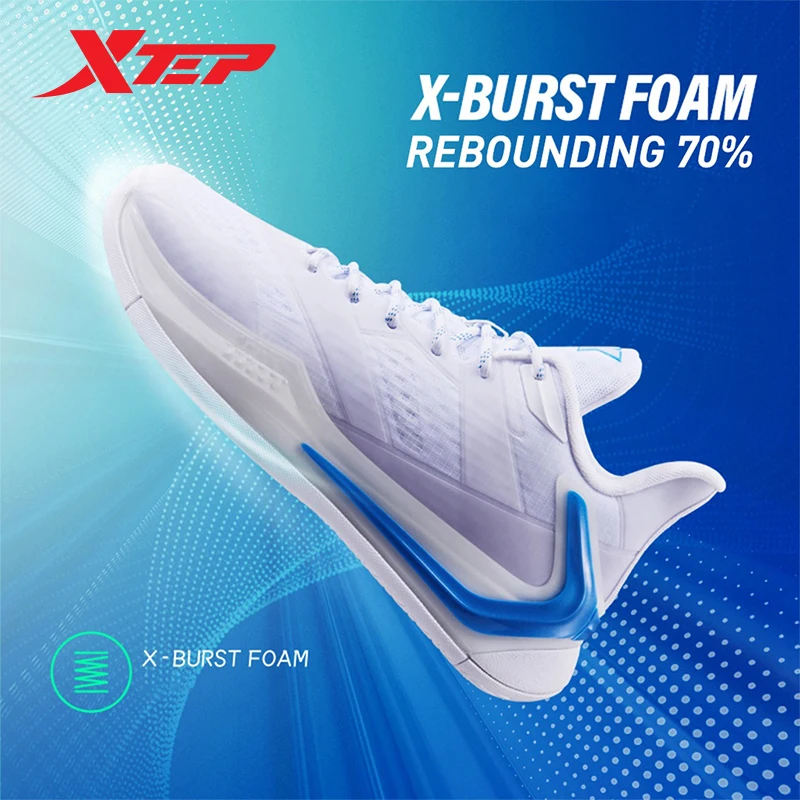 Xtep Plume V1 Basketball Shoes Men Low Top Cushioning Sports Shoes Combat Lace Up Wear-Resistant Sneakers 878119120005
Xtep Plume V1 Basketball Shoes Men Low Top Cushioning Sports Shoes Combat Lace Up Wear-Resistant Sneakers 878119120005