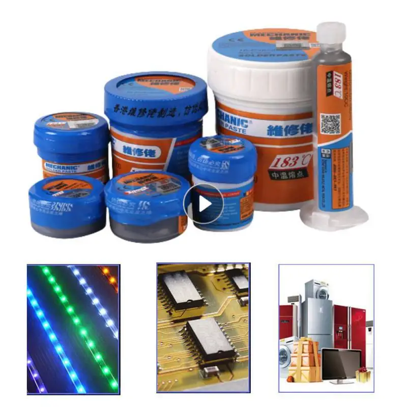 Solder Paste Lead-Free Solder Tin Paste Welding Low Temperature Melting Point Soldering Flux Welding Cream Soldering Supplies
Solder Paste Lead-Free Solder Tin Paste Welding Low Temperature Melting Point Soldering Flux Welding Cream Soldering Supplies