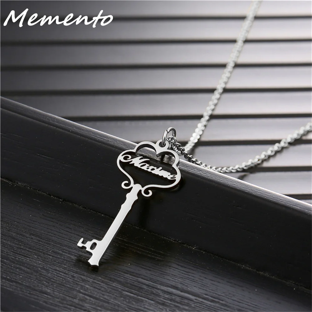 Ожерелье с именем ключа Memento на заказ, модный чокер из нержавеющей стали с подвеской в виде буквы для женщин, ювелирные изделия, подарок на де...
Ожерелье с именем ключа Memento на заказ, модный чокер из нержавеющей стали с подвеской в виде буквы для женщин, ювелирные изделия, подарок на де...