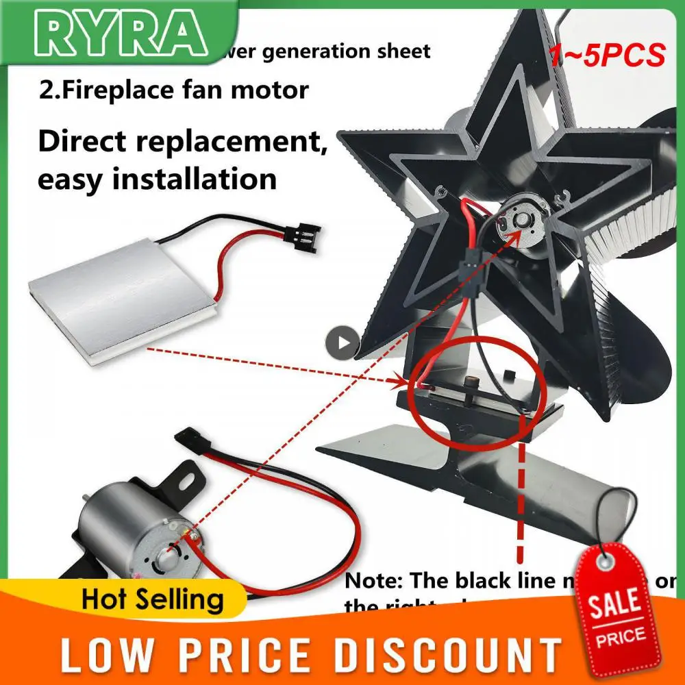 1~5PCS Fireplace Fan Motor Repair Parts Wood Stove Fan Motor Generator with Power Plate Electric Fireplace Universal Accessories
1~5PCS Fireplace Fan Motor Repair Parts Wood Stove Fan Motor Generator with Power Plate Electric Fireplace Universal Accessories