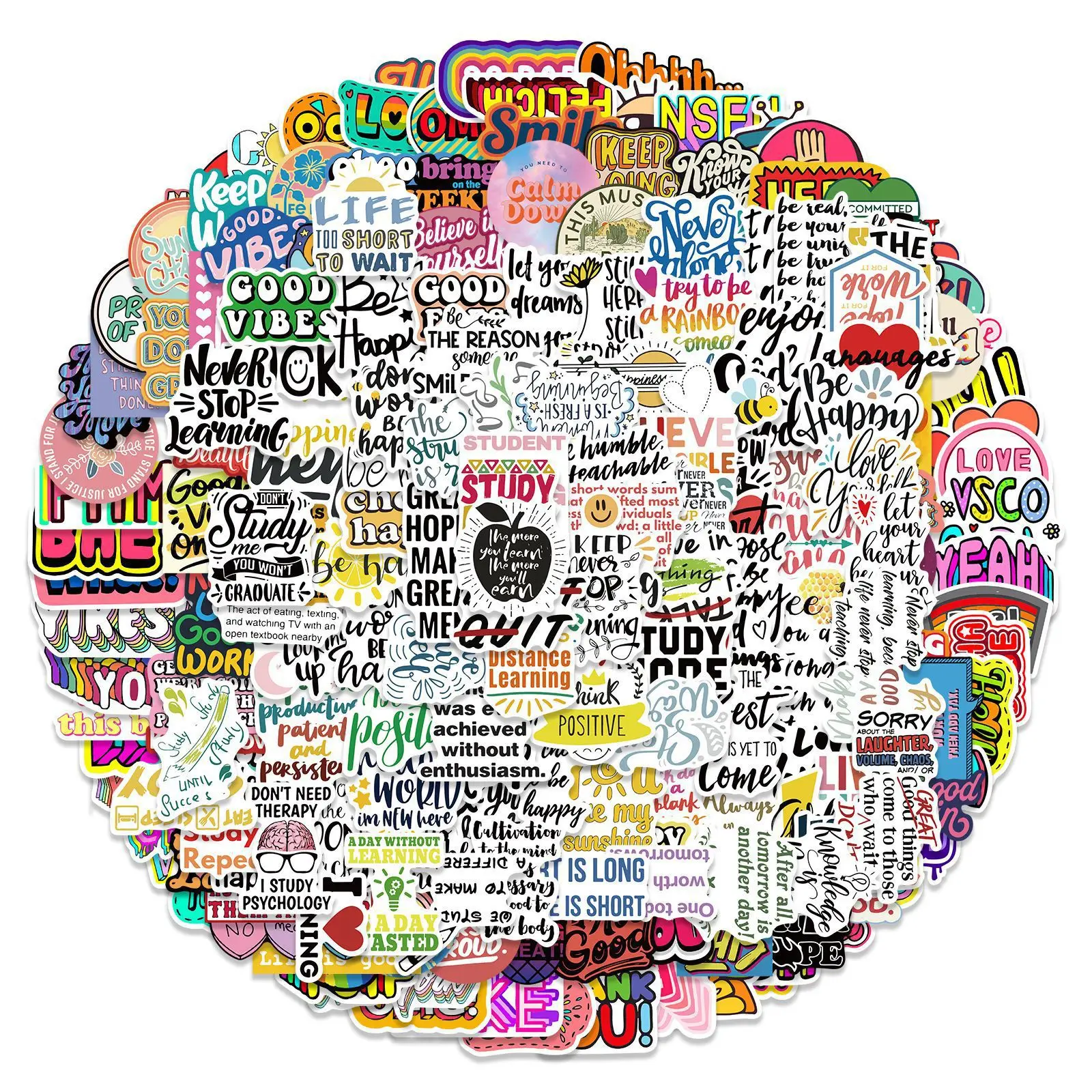 100/200/300Pcs Cartoon Lnspirational Text Graffiti Decoration Refrigerator Skateboard Aesthetics PVC Waterproof Stickers
100/200/300Pcs Cartoon Lnspirational Text Graffiti Decoration Refrigerator Skateboard Aesthetics PVC Waterproof Stickers
