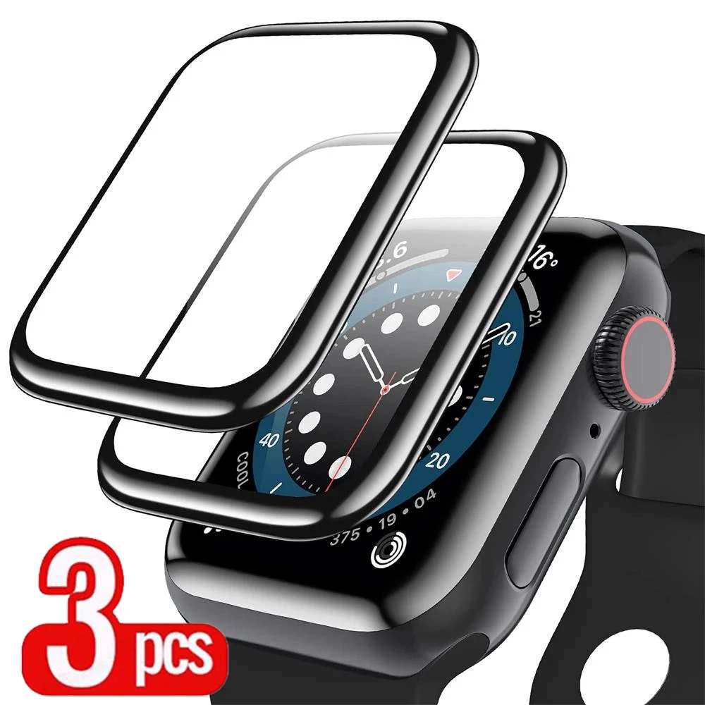 

Защита экрана для Apple Watch 8 Ultra 49 мм аксессуары для умных часов HD полное покрытие мягкая стеклянная пленка для iWatch 8 Ultra