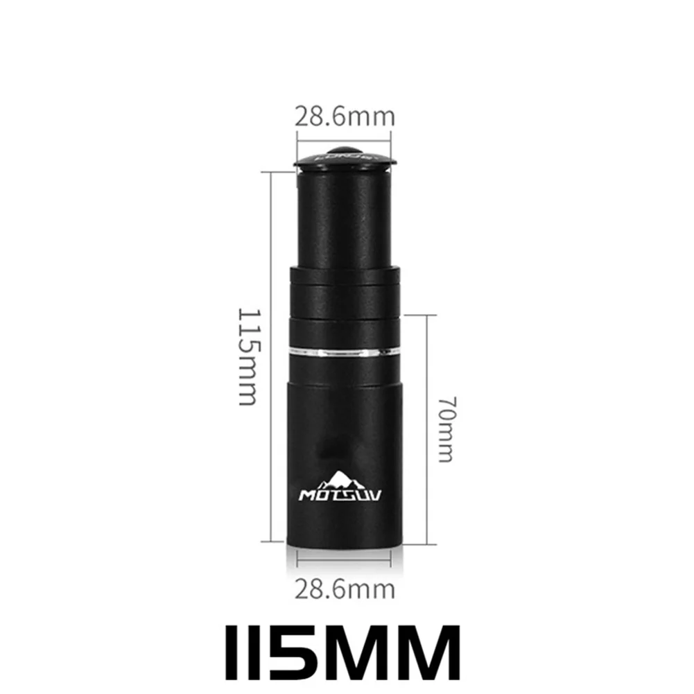 Hot Hot sale New Practical Useful Durable High Quality Fork Stem Extender Bicycle MOTSUV MTB 115/180/210mm 28.6mm
Hot Hot sale New Practical Useful Durable High Quality Fork Stem Extender Bicycle MOTSUV MTB 115/180/210mm 28.6mm