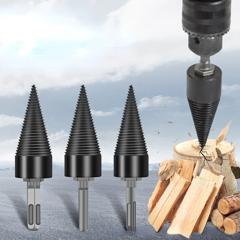 32/42mm Wood Drill Bit Twist Firewood Splitting Drill Bit Wood Splitter Screw Cones Bit Square Round Hexagonal For Hammer Drill
32/42mm Wood Drill Bit Twist Firewood Splitting Drill Bit Wood Splitter Screw Cones Bit Square Round Hexagonal For Hammer Drill