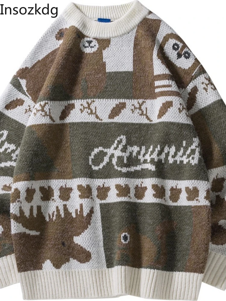 Винтажные свитера Insozkdg, женские пуловеры, вязаные топы, о-образный вырез, свободные Джемперы, японская мода, весна-осень, женская трикотажна... 
Винтажные свитера Insozkdg, женские пуловеры, вязаные топы, о-образный вырез, свободные Джемперы, японская мода, весна-осень, женская трикотажна...