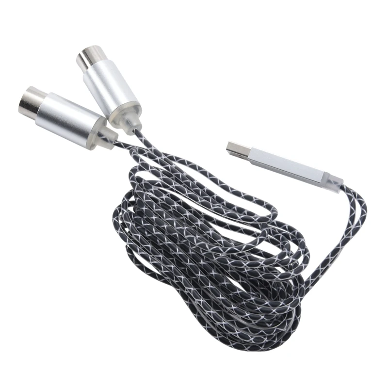 Преобразователь MIDI-кабеля в USB, профессиональный интерфейс MIDI с индисветильник чип обработки FTP, металлический корпус
Преобразователь MIDI-кабеля в USB, профессиональный интерфейс MIDI с индисветильник чип обработки FTP, металлический корпус