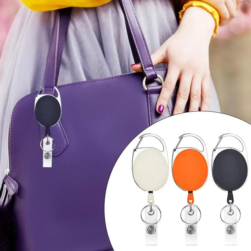Heavy Duty Retractable Badge Holder Zinc Alloy Key Card Lanyard High Rebound Card Reels Keychain Card Holder Key Ring Employee
Heavy Duty Retractable Badge Holder Zinc Alloy Key Card Lanyard High Rebound Card Reels Keychain Card Holder Key Ring Employee