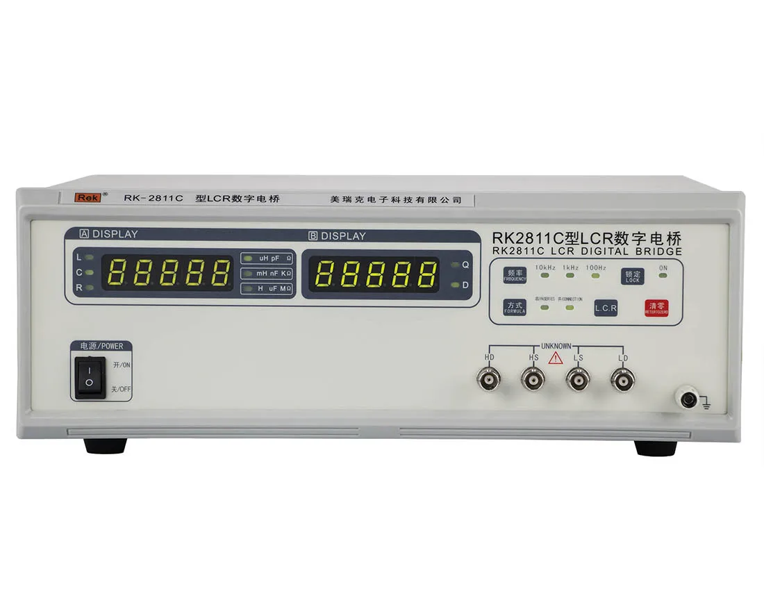 RK2811C 100Hz-10KHz Digital Electric Bridge high accuracy Resistance Current Tester Digital LCR Meter 
RK2811C 100Hz-10KHz Digital Electric Bridge high accuracy Resistance Current Tester Digital LCR Meter