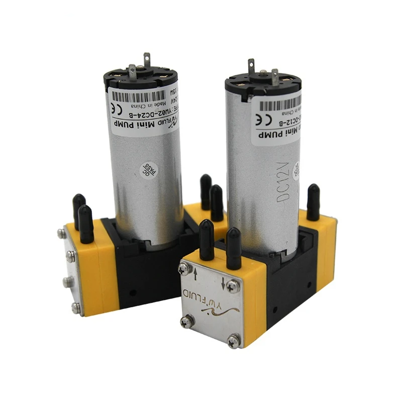 YW02-B-DC 12V 24V Mini Diaphragm Dual Head Pump Brush Air Pump 4.2L/min Water Pump 600ml/min 0.1MPa 15PSI
YW02-B-DC 12V 24V Mini Diaphragm Dual Head Pump Brush Air Pump 4.2L/min Water Pump 600ml/min 0.1MPa 15PSI
