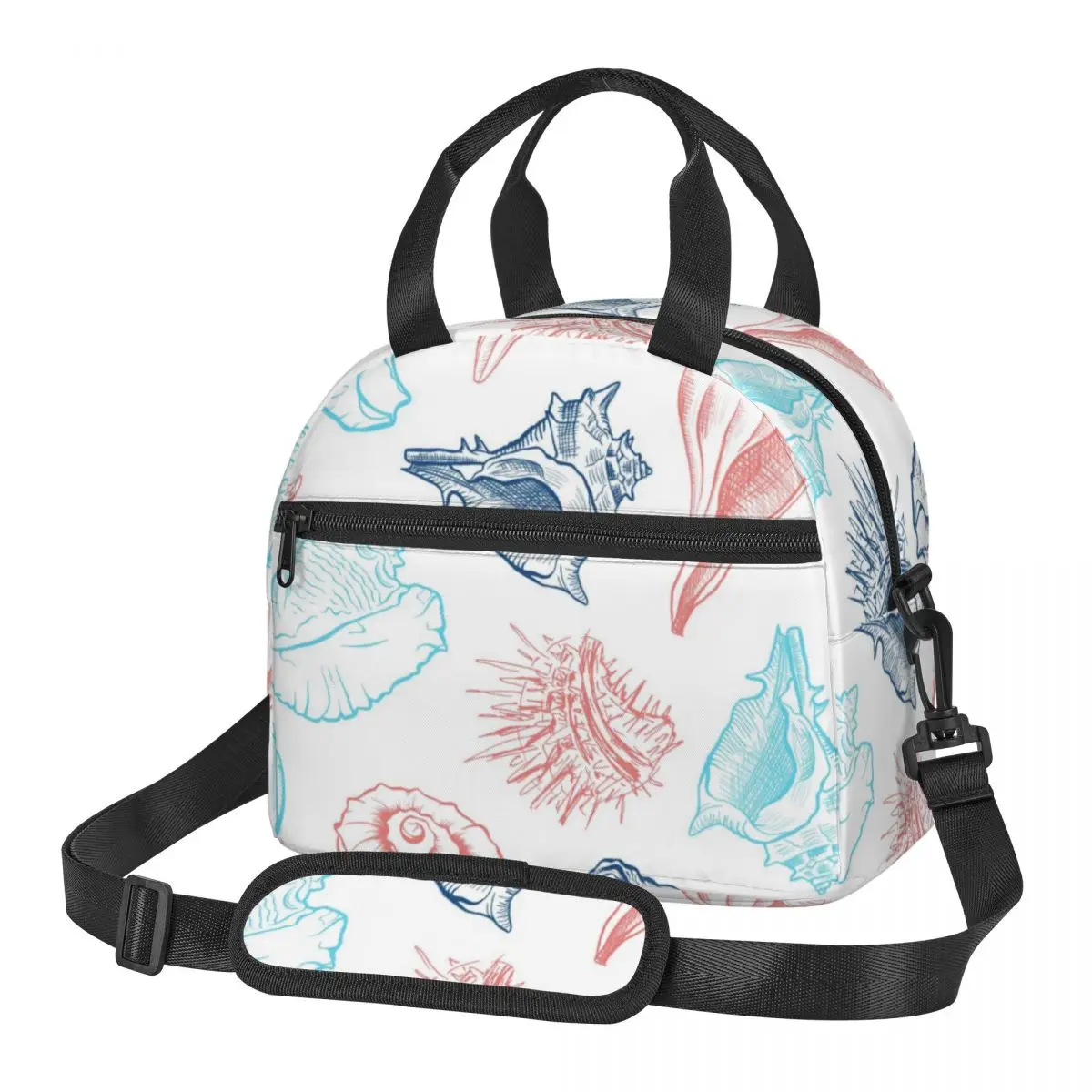 Thermal Lunch Box Bag for Women Kids Seashells Pattern Food Storage Container Travel Picnic Bento Bag
Thermal Lunch Box Bag for Women Kids Seashells Pattern Food Storage Container Travel Picnic Bento Bag