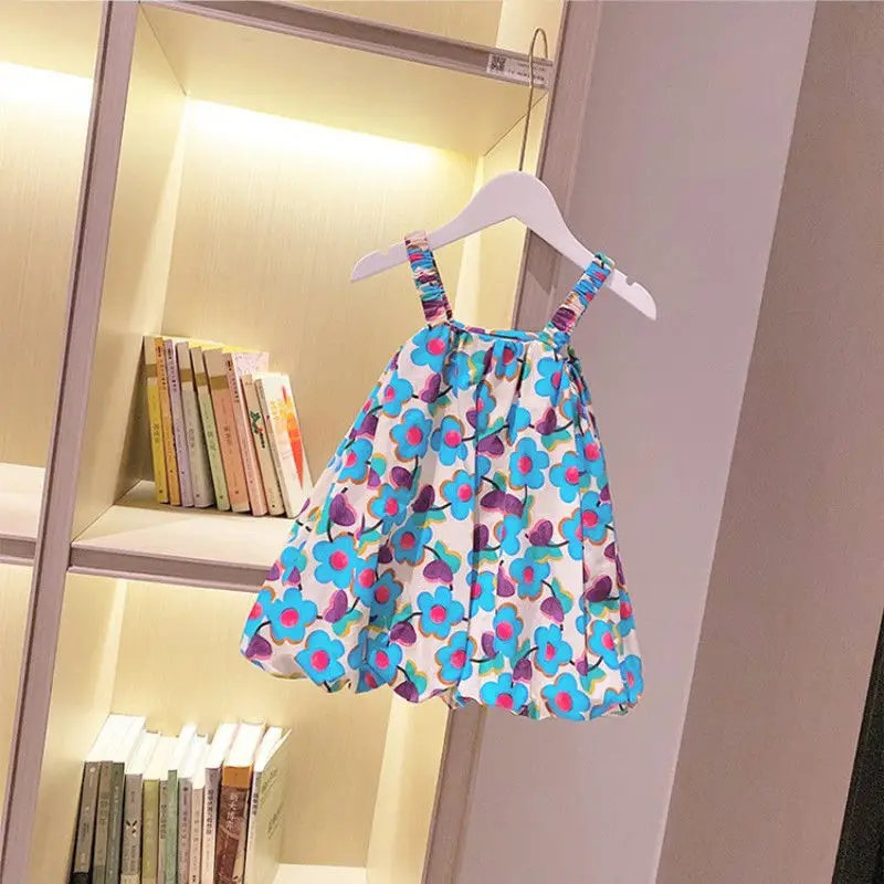 Girls' New Summer Floral Camisole Dress Children'S Backless Fashion Style Skirt Suspender Skirt
Girls' New Summer Floral Camisole Dress Children'S Backless Fashion Style Skirt Suspender Skirt