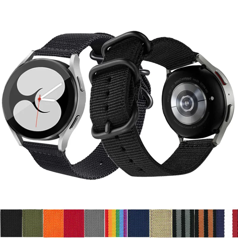20mm 22mm Watch Strap For Samsung Galaxy Watch 5 Pro Active2 Gear S3 Frontier Sports Nylon Bracelet Band Huawei Watch GT 2 2e 3 
20mm 22mm Watch Strap For Samsung Galaxy Watch 5 Pro Active2 Gear S3 Frontier Sports Nylon Bracelet Band Huawei Watch GT 2 2e 3