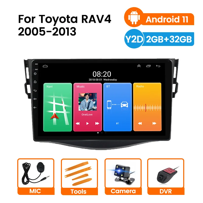 Car android gps navigation player For Toyota RAV4 Rav 4 2001-2006 2007 2008 2010 2011 2012-2018 2DIN Car Radio Multimedia stereo
Car android gps navigation player For Toyota RAV4 Rav 4 2001-2006 2007 2008 2010 2011 2012-2018 2DIN Car Radio Multimedia stereo