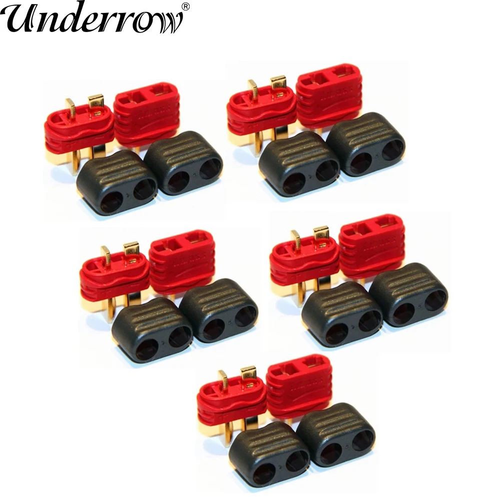 New 5pair/lot Amass New Slip-sheathed T Plug Connector T Plug With Sheath 40A High Current Multi-axis Fixed-wing Model Aircraft
New 5pair/lot Amass New Slip-sheathed T Plug Connector T Plug With Sheath 40A High Current Multi-axis Fixed-wing Model Aircraft