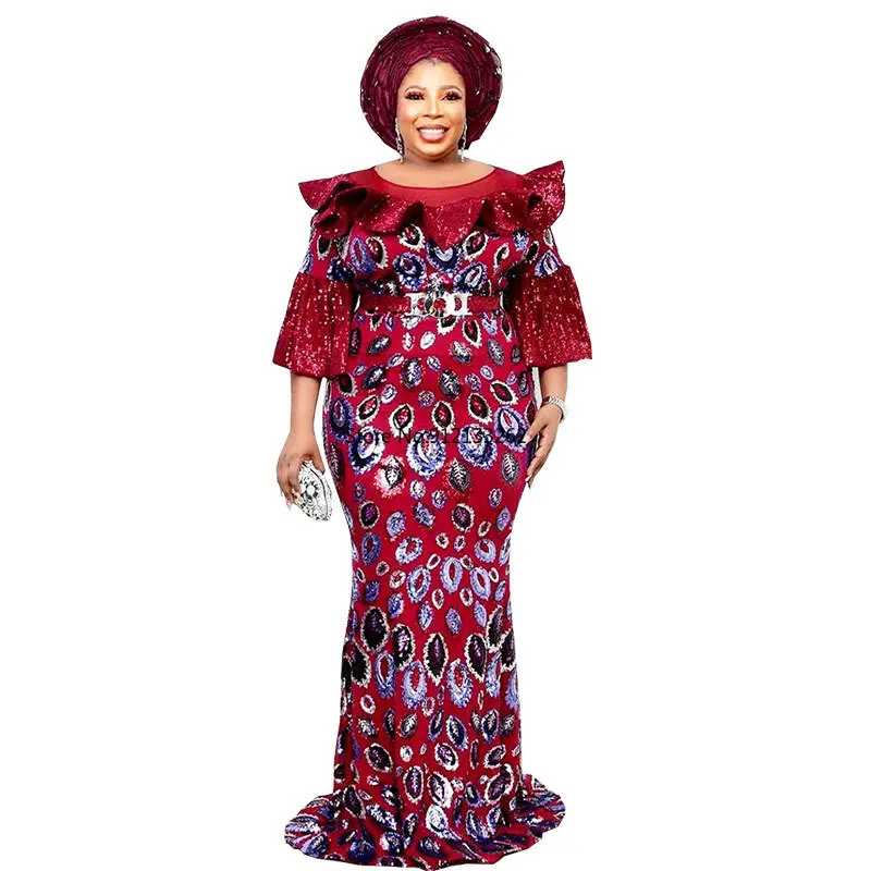African Dresses For Women 2022 Christmas Plus Size Sequin Evening Party Long Dress Ankara Dashiki Outfits Robe Wedding Clothes
African Dresses For Women 2022 Christmas Plus Size Sequin Evening Party Long Dress Ankara Dashiki Outfits Robe Wedding Clothes