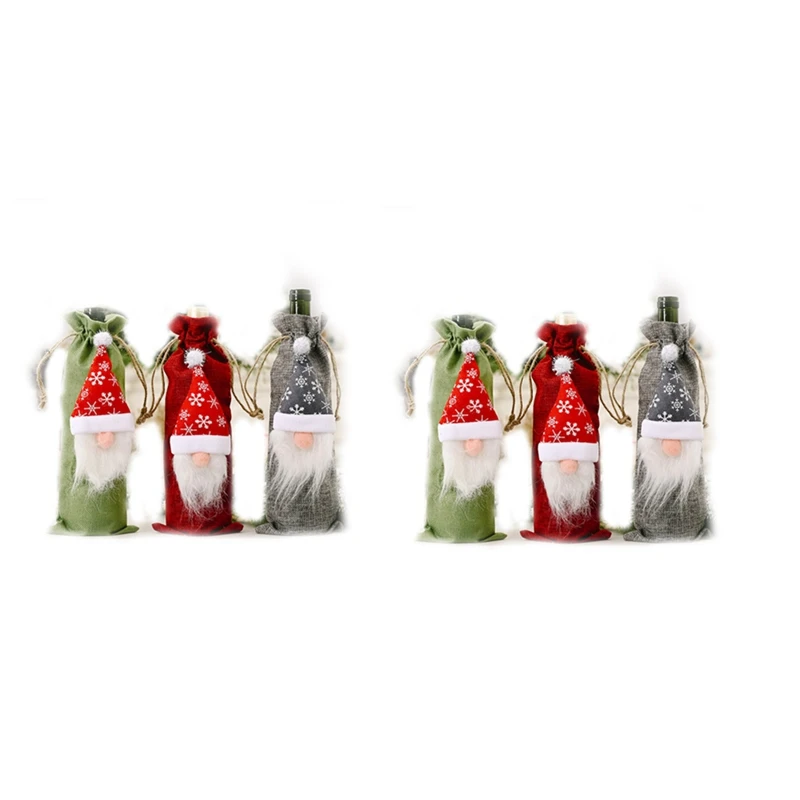 New-6Pcs Безликий кукла деда мороза, сумка для винных бутылок, Рождественское украшение для стола, набор для вина, домашнее рождественское укра...
New-6Pcs Безликий кукла деда мороза, сумка для винных бутылок, Рождественское украшение для стола, набор для вина, домашнее рождественское укра...