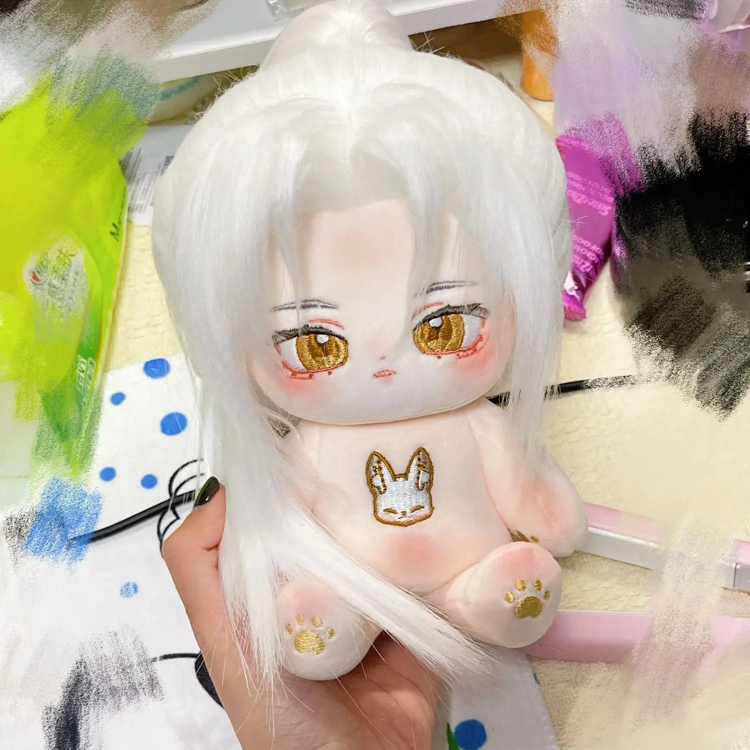 Game Light and Night Sariel White Long Hair Ancient Style Plush Doll Cotton Body Cosplay Anime Dress Up Plushie 20cm Gift
Game Light and Night Sariel White Long Hair Ancient Style Plush Doll Cotton Body Cosplay Anime Dress Up Plushie 20cm Gift
