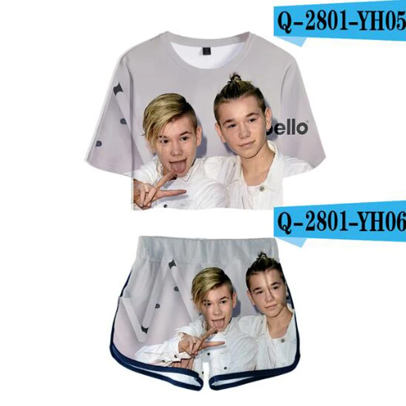 Модная новая спортивная одежда для девочек Маркус и Мартинус 3D печать сексуальный комплект из двух предметов женская блузка
Модная новая спортивная одежда для девочек Маркус и Мартинус 3D печать сексуальный комплект из двух предметов женская блузка