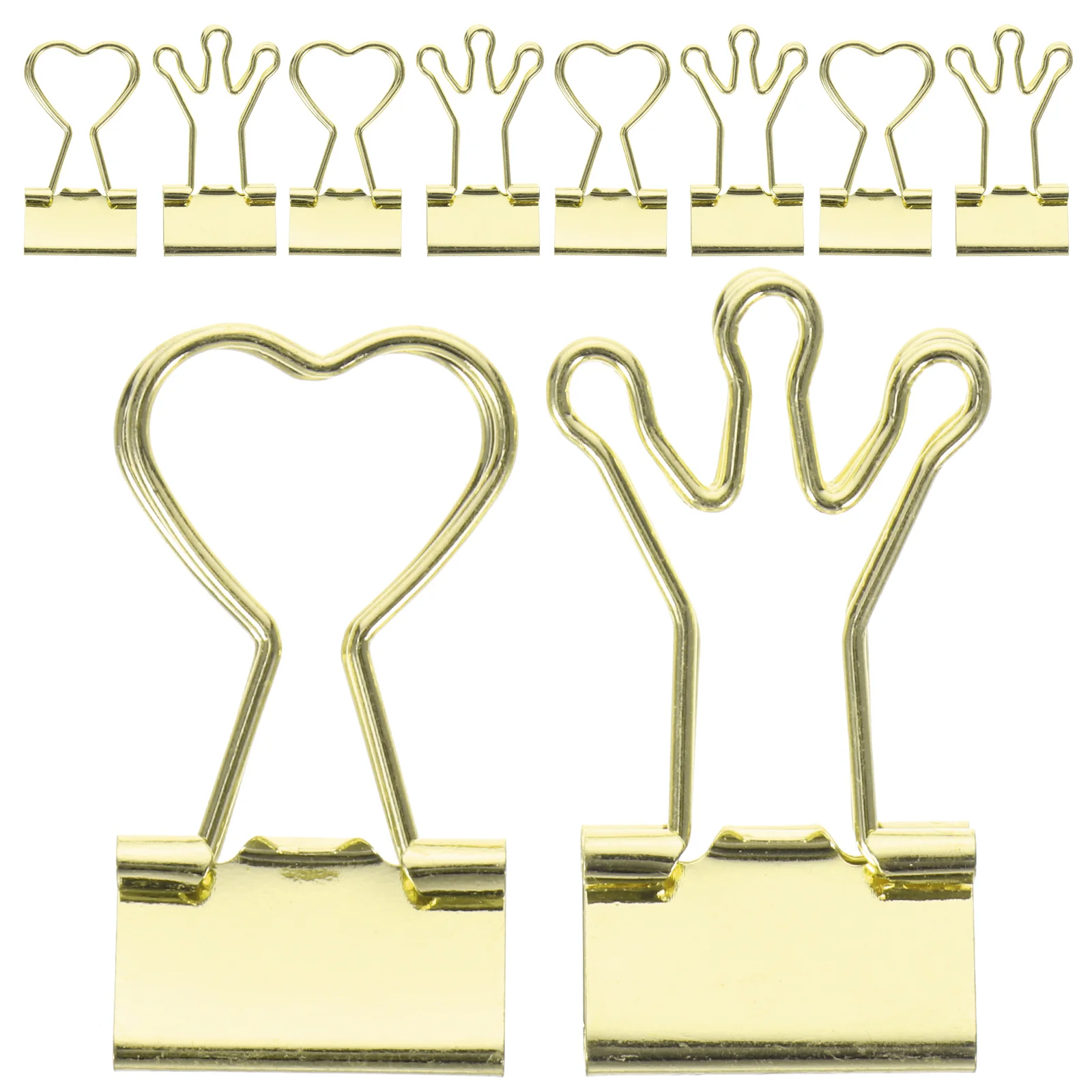 10 Pcs Binder Clips Assortment Metal Paper Hanging Assorted Sizes File Tiny Medium Office
10 Pcs Binder Clips Assortment Metal Paper Hanging Assorted Sizes File Tiny Medium Office