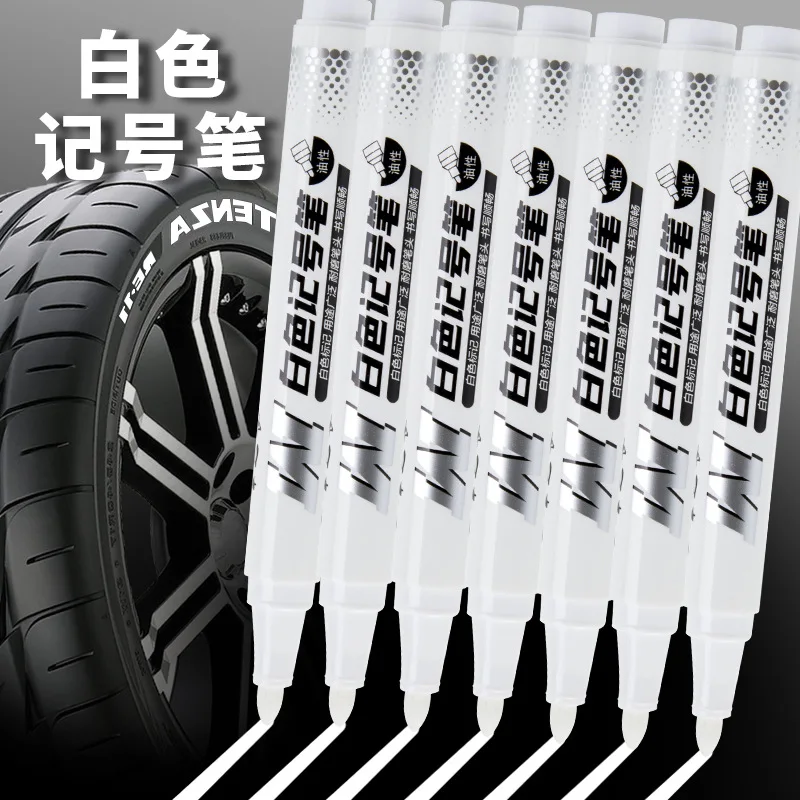 Белая водонепроницаемая маркерная ручка для маркировки
Белая водонепроницаемая маркерная ручка для маркировки