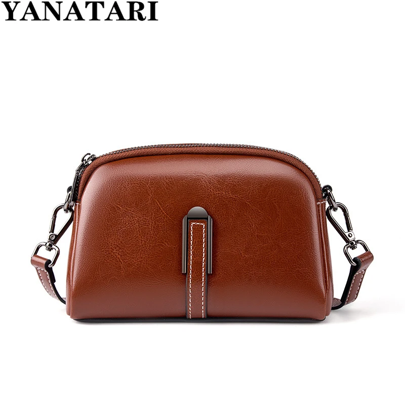YANATARI NEW Genuine leather women mini shell bag New fashion versatile Cowhide mobile phone shoulder bag vintage crossbody bag
YANATARI NEW Genuine leather women mini shell bag New fashion versatile Cowhide mobile phone shoulder bag vintage crossbody bag
