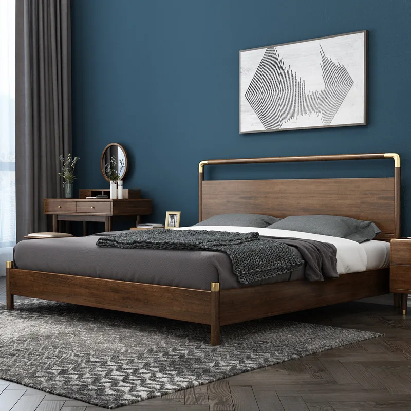 Loveseat SOFA New Chinese muebles 1.8m king bed modern minimalist walnut bed master bedroom light luxury furniture
Loveseat SOFA New Chinese muebles 1.8m king bed modern minimalist walnut bed master bedroom light luxury furniture