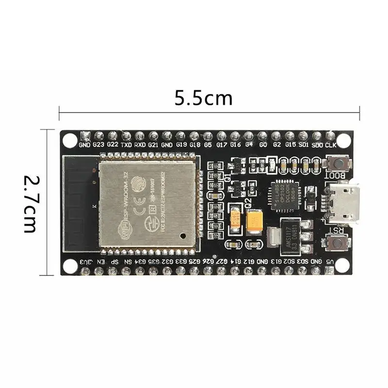 ESP32-S3 ESP32-S3 WiFi Bluetooth-compatible BLE 5.0 Mesh Development Board ESP32 Wireless Module Dual Core CPU
ESP32-S3 ESP32-S3 WiFi Bluetooth-compatible BLE 5.0 Mesh Development Board ESP32 Wireless Module Dual Core CPU