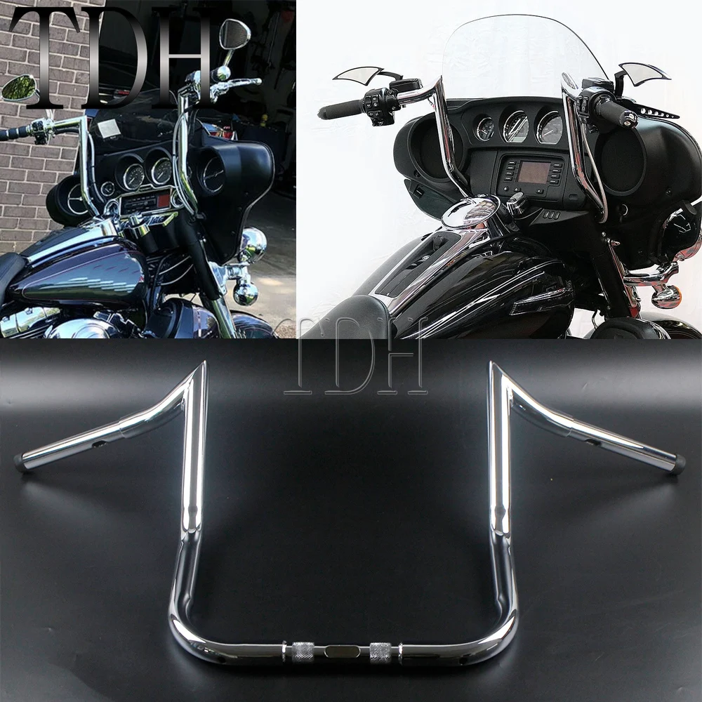 Черные рули для мотоциклов, алюминиевые Обтекатели 16/12/14 дюймов, Rise 1 1/4 дюйма, для HARLEY TOURING, 1986-2019 гг.
Черные рули для мотоциклов, алюминиевые Обтекатели 16/12/14 дюймов, Rise 1 1/4 дюйма, для HARLEY TOURING, 1986-2019 гг.