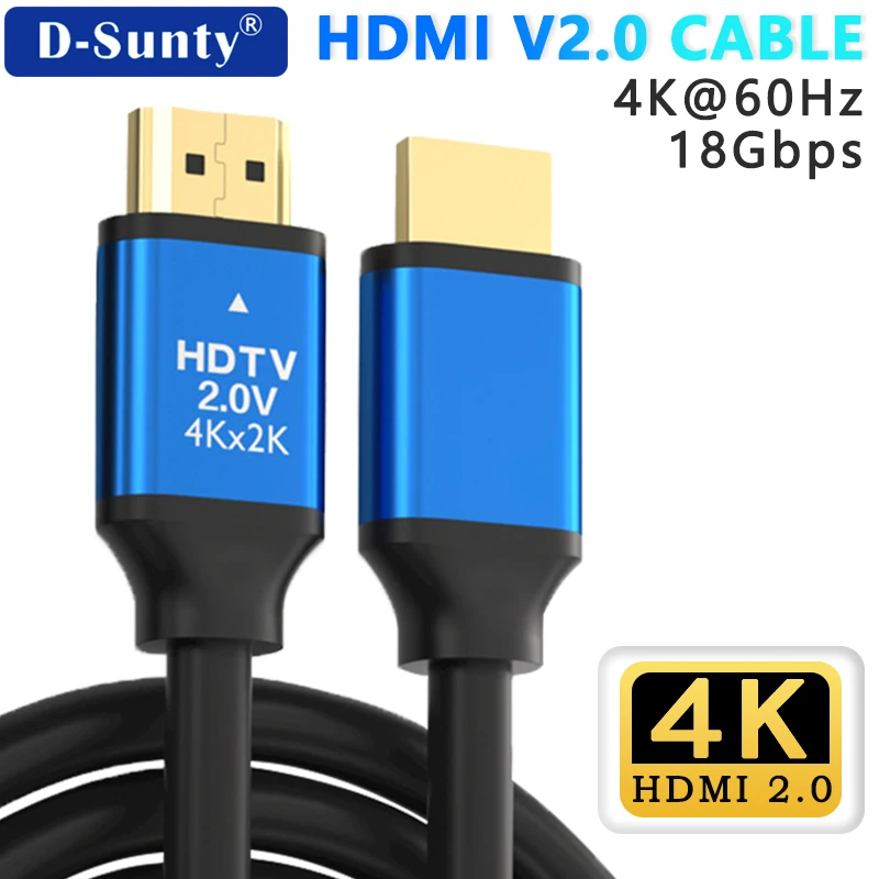 HDMI Cable 4K @ 60Hz HDMI 2.0 Splitter Cable for HD TV BOX HDMI to HDMI Cable PS4 Splitter Switcher Computer 3D Cable HDMI 4K
HDMI Cable 4K @ 60Hz HDMI 2.0 Splitter Cable for HD TV BOX HDMI to HDMI Cable PS4 Splitter Switcher Computer 3D Cable HDMI 4K