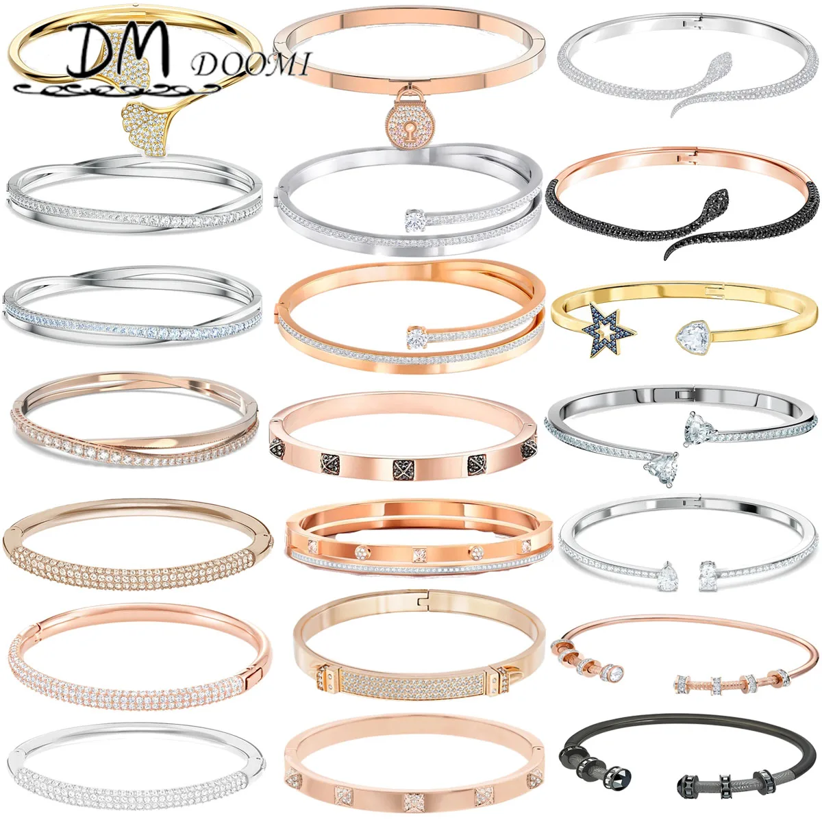 2023 New Trend Original Bracelet Christmas Gift High Quality Charms Austrian Fashion Jewelry Simple Open Closed Bracelet Women
2023 New Trend Original Bracelet Christmas Gift High Quality Charms Austrian Fashion Jewelry Simple Open Closed Bracelet Women
