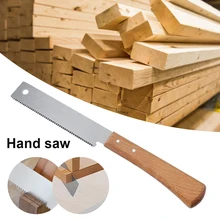 Japanese Style Hand Saw Stainless Steel Pull Saw 12 Inch Flush Cut Saw with Non-slip Wooden Handle Sharp Teeth Handheld Trim Saw