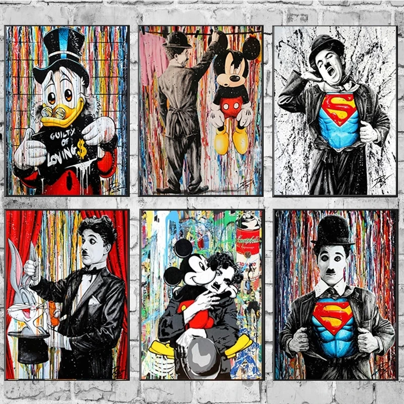 Prints Disney Home Decor Funny Canvas Mickey Painting Donald Duck Wall Artwork Graffiti Pictures For Living Room Poster No Frame
Prints Disney Home Decor Funny Canvas Mickey Painting Donald Duck Wall Artwork Graffiti Pictures For Living Room Poster No Frame