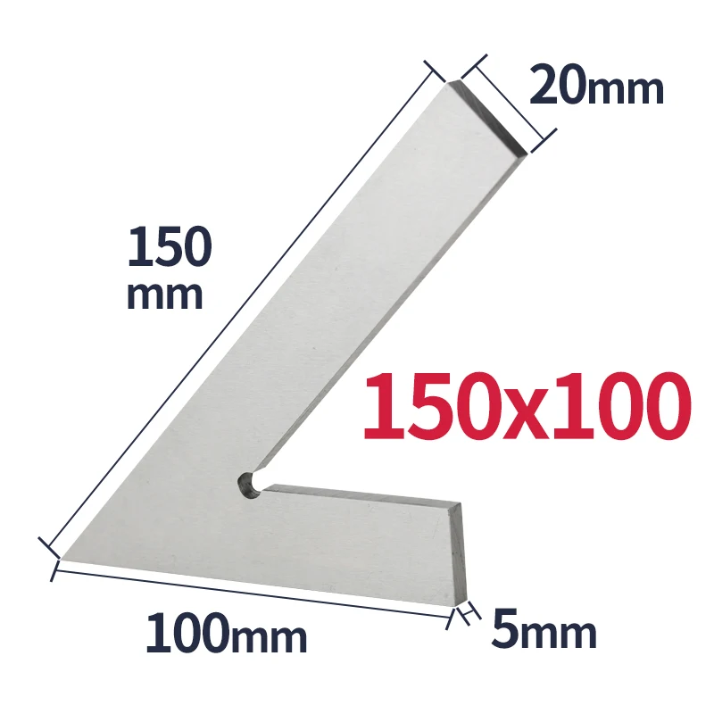 45 Degree Angle Ruler Carbon Steel Machinist Square Miter Angle Ruler Flat-sided Square Multi-angle Measurement Tool
45 Degree Angle Ruler Carbon Steel Machinist Square Miter Angle Ruler Flat-sided Square Multi-angle Measurement Tool