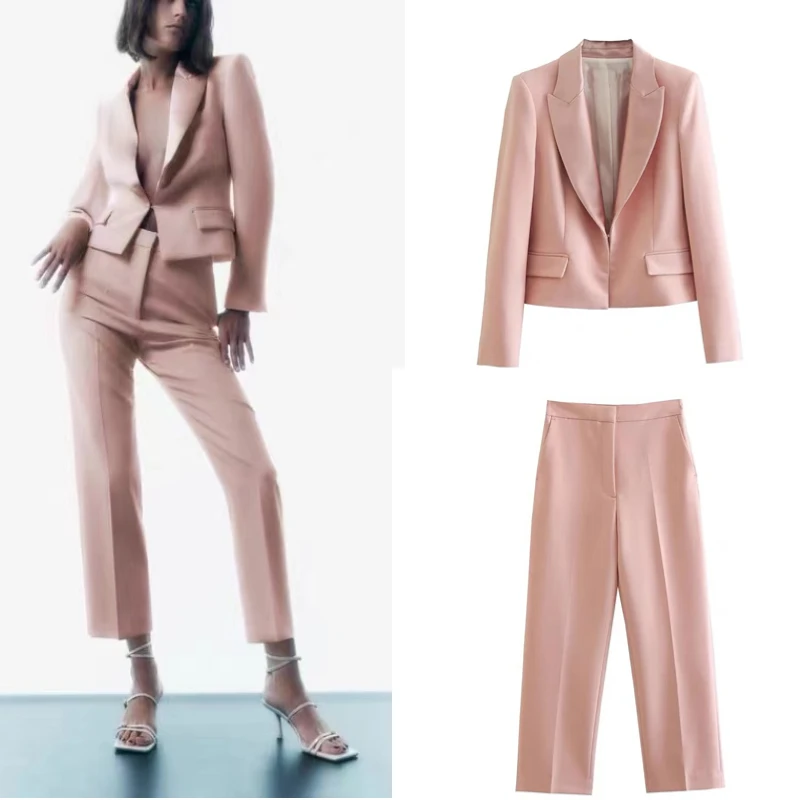 2023 New Women Fashion Casual Dress Style Short Suit Jacket + Autumn And Winter High Waist All-Match Trousers
2023 New Women Fashion Casual Dress Style Short Suit Jacket + Autumn And Winter High Waist All-Match Trousers