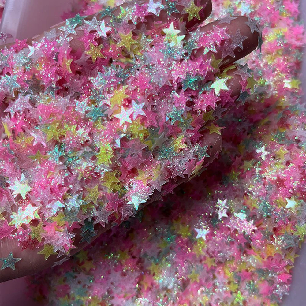 1500pcs Glitter Star Sequins with Storage Pot Playing Cards Nails Art Polymer Clay Slime Accessories Scrapbook Shakes Sequins
1500pcs Glitter Star Sequins with Storage Pot Playing Cards Nails Art Polymer Clay Slime Accessories Scrapbook Shakes Sequins