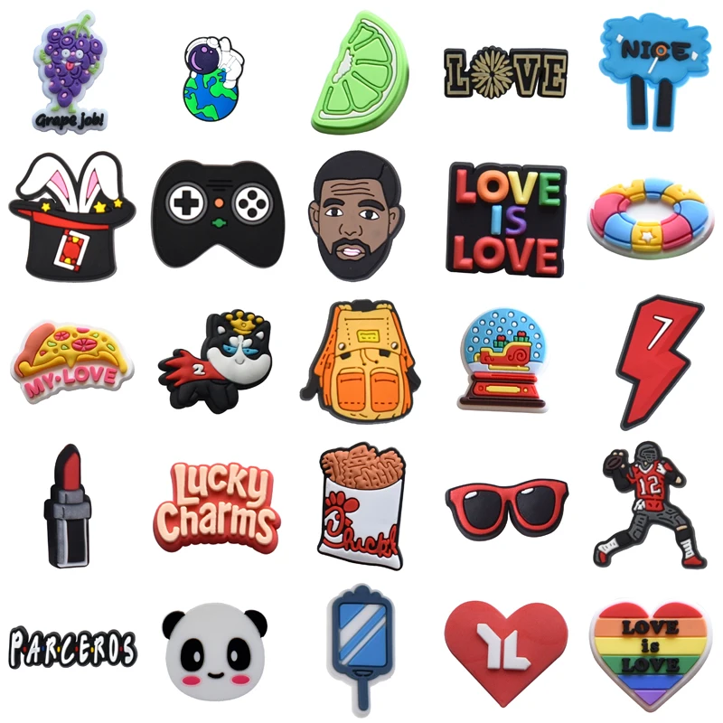 Wholesale Bulk Para Pins Boy Gifts Decorations for Crocs Kids Shoes Accessories Packs Girl Set Jeans Women Charm Shoe Charms Men 
Wholesale Bulk Para Pins Boy Gifts Decorations for Crocs Kids Shoes Accessories Packs Girl Set Jeans Women Charm Shoe Charms Men