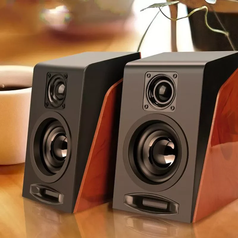 Wired Wooden Combination Speakers Computer Speakers Bass Stereo Music Player Subwoofer Sound Box For PC Phones
Wired Wooden Combination Speakers Computer Speakers Bass Stereo Music Player Subwoofer Sound Box For PC Phones