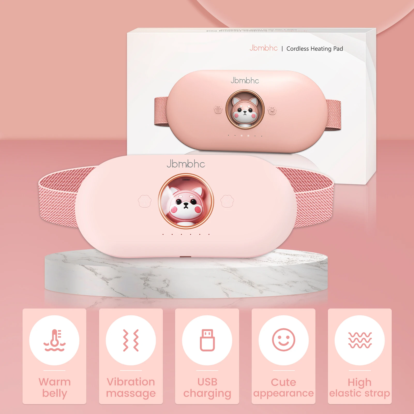 Menstrual Heating Self Massage Heat Period Pain Relief Portable Heating Pad Warming Belt Thermal Massager Stomach Heating Belt
Menstrual Heating Self Massage Heat Period Pain Relief Portable Heating Pad Warming Belt Thermal Massager Stomach Heating Belt