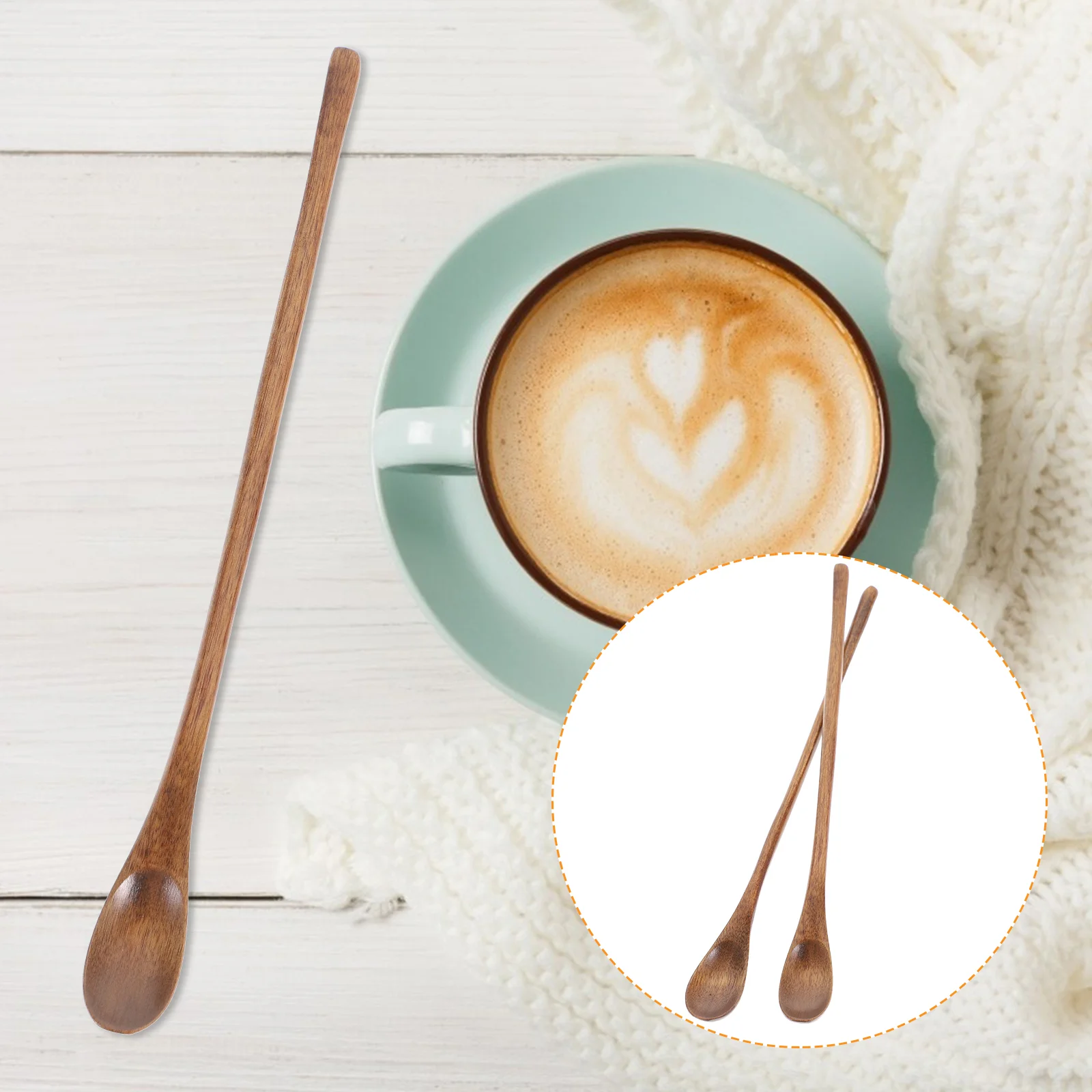 2PCS Wooden Spoon for Eating Mixing Stirring Handle Spoon with Japanese Style Kitchen Utensil Kitchen Tools
2PCS Wooden Spoon for Eating Mixing Stirring Handle Spoon with Japanese Style Kitchen Utensil Kitchen Tools
