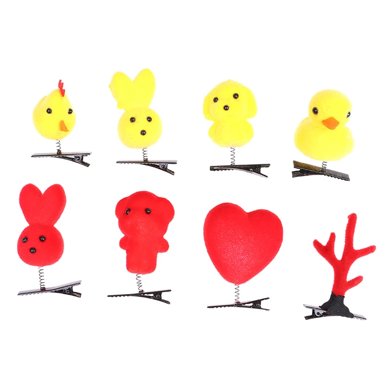 5Pcs Cute little animal hairpin cashmere spring hairpin Christmas gift children hairpin
5Pcs Cute little animal hairpin cashmere spring hairpin Christmas gift children hairpin